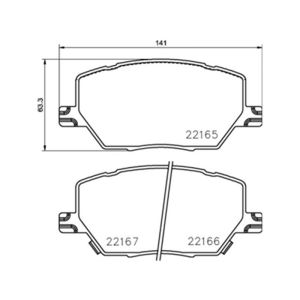 FRONT BRAKE PAD SET