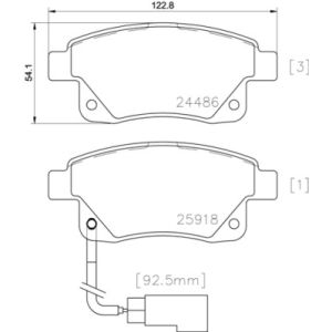 REAR BRAKE PADS