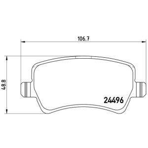 REAR BRAKE PADS