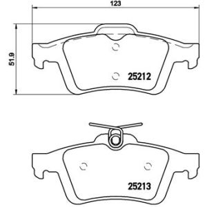 REAR BRAKE PADS