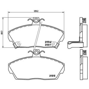 FRONT BRAKE PADS