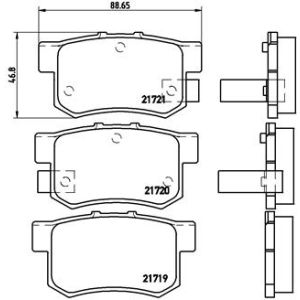 REAR BRAKE PADS