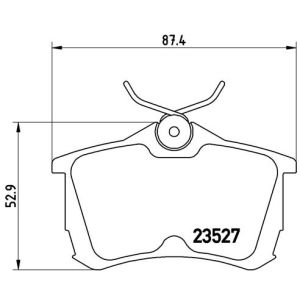 REAR BRAKE PADS