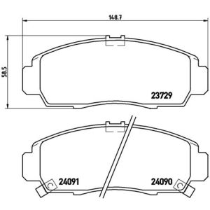 FRONT BRAKE PADS