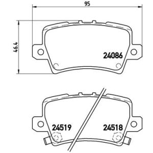 REAR BRAKE PADS