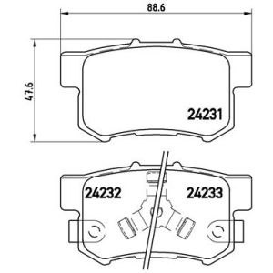 REAR BRAKE PADS