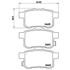 REAR BRAKE PADS