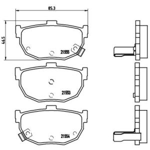 REAR BRAKE PADS