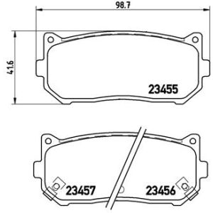 REAR BRAKE PADS