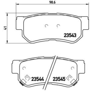 REAR BRAKE PADS