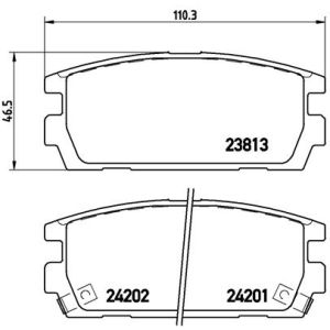 REAR BRAKE PADS