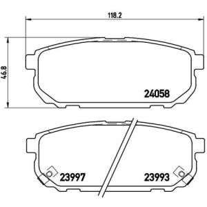 REAR BRAKE PADS