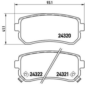 REAR BRAKE PADS