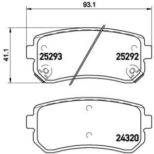 REAR BRAKE PADS