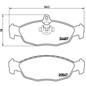 REAR BRAKE PADS