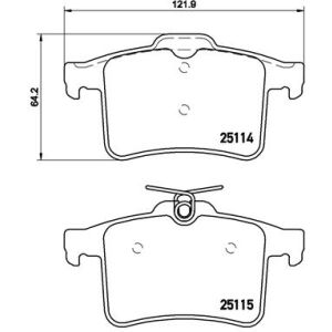 REAR BRAKE PADS