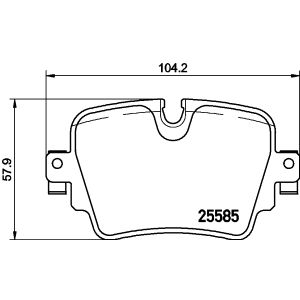 REAR BRAKE PADS