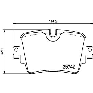 REAR BRAKE PADS