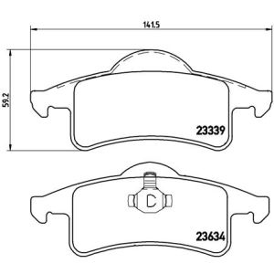 REAR BRAKE PADS