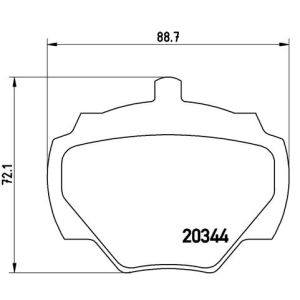 REAR BRAKE PADS