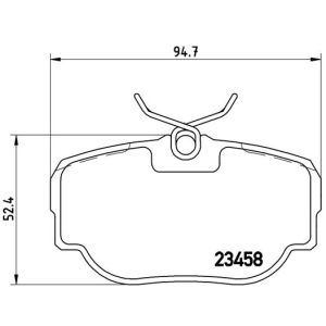 REAR BRAKE PADS