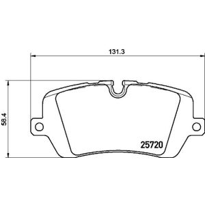 REAR BRAKE PADS