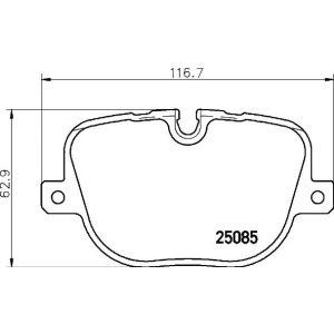 REAR BRAKE PADS