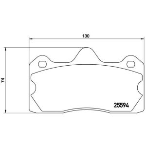 REAR BRAKE PADS