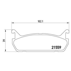 REAR BRAKE PADS