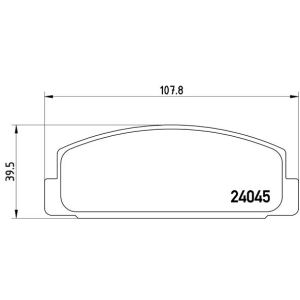 REAR BRAKE PADS