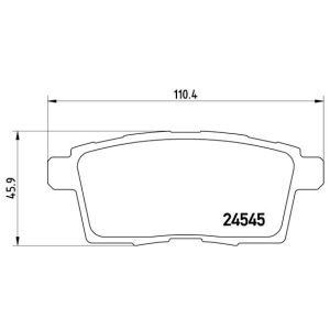 REAR BRAKE PADS