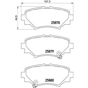 REAR BRAKE PADS