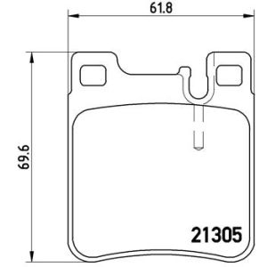 REAR BRAKE PADS