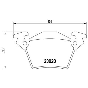 REAR BRAKE PADS