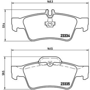 REAR BRAKE PADS