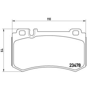 REAR BRAKE PADS