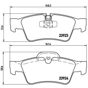 REAR BRAKE PADS