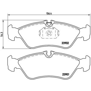 REAR BRAKE PADS