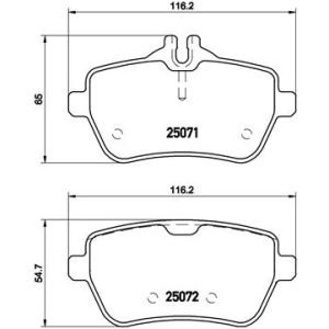 REAR BRAKE PADS