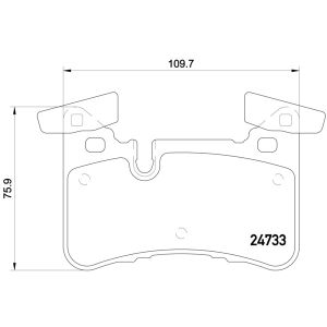 REAR BRAKE PADS