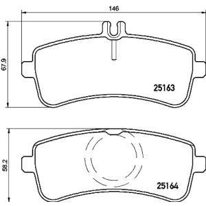 REAR BRAKE PADS