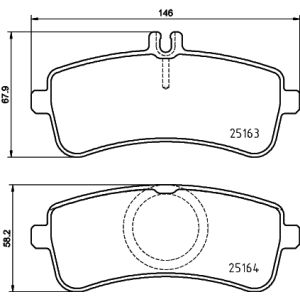 REAR BRAKE PADS