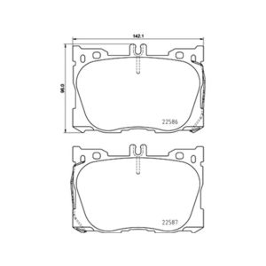 FRONT BRAKE PAD SET