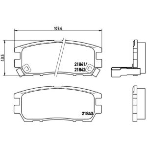 REAR BRAKE PADS