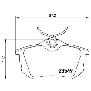 REAR BRAKE PADS