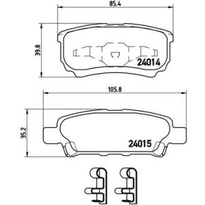 REAR BRAKE PADS