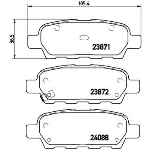 REAR BRAKE PADS