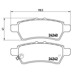 REAR BRAKE PADS