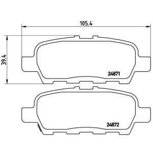 REAR BRAKE PADS