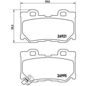 REAR BRAKE PADS